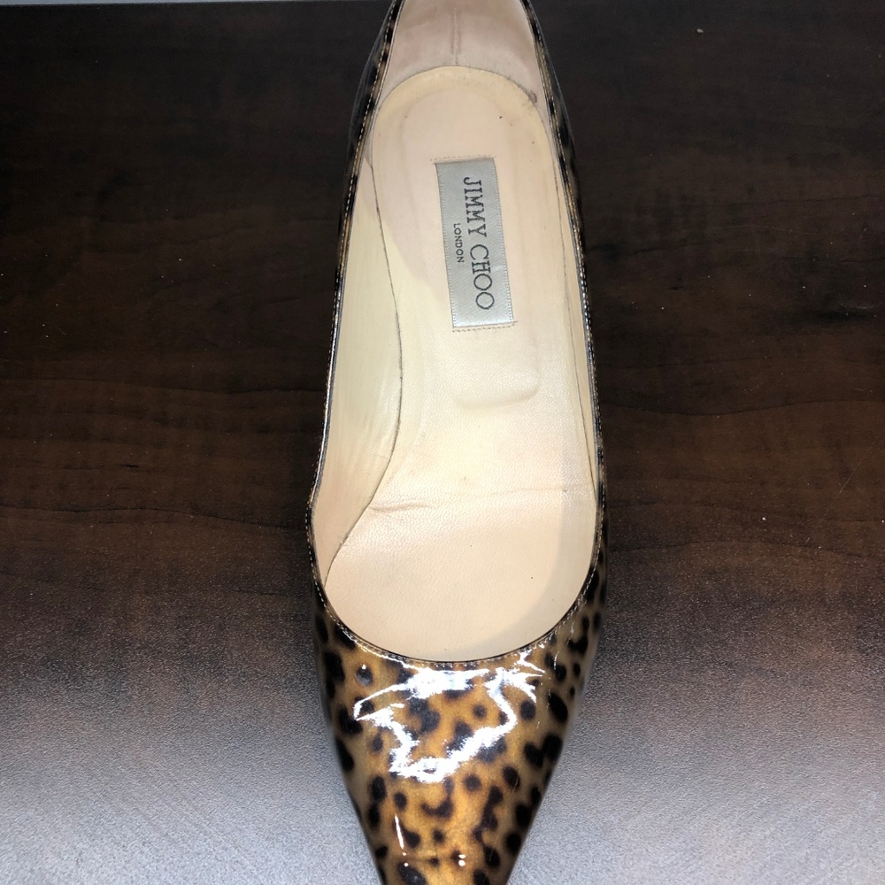 Jimmy Choo Leopard Print Heel - Picture 2 of 3